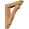 Ekena Millwork Balboa Traditional Smooth Bracket w/ Offset Brace, Western Red Cedar, 7 1/2"W x 34"D x 40"H BKT0806X34X40BOA01SWR - alternate 1